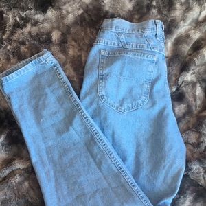 light blue mom jeans